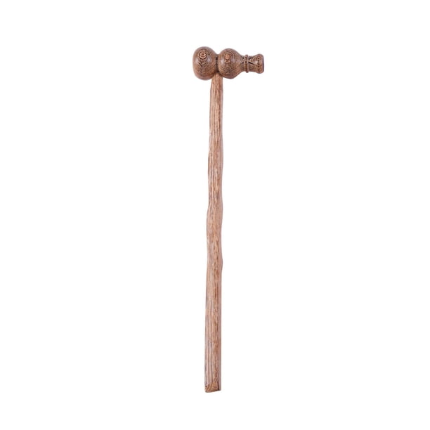Rodillo masajeador de espalda de madera de mano con mango largo, regalo de relajación de madera Estilo B