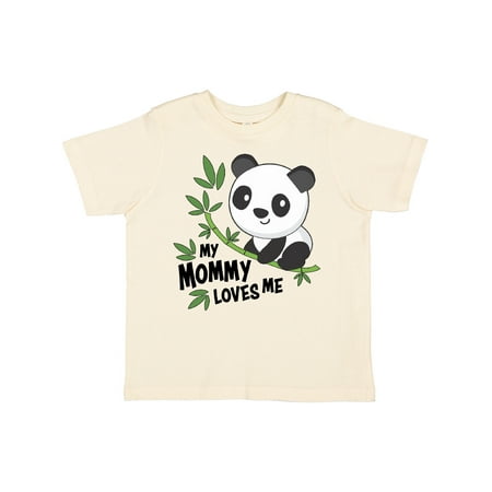 

Inktastic My Mommy Loves Me- Cute Panda Gift Toddler Boy or Toddler Girl T-Shirt