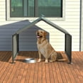 thumbnail image 2 of Dog Shade Shelter Outdoor Tent Grey Waterproof UV Protection Pet House for Small Medium Dogs 420D Oxford Fabric with 1-Inch Steel Frame, 2 of 11