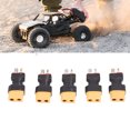 thumbnail image 4 of 5PCS Male XT60 to Male T Plug Connector Adapter Secure Connection Easy Installation for RC Car LiPo Battery Charger, 4 of 7