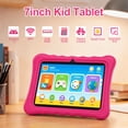 thumbnail image 2 of HDJ 7" Kids Tablet,Children Tablet with Parent Control 32GB Android 13, Bluetooth, Wi-Fi, Pink, 2 of 8
