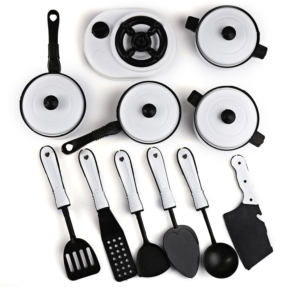 13x Toddler Kids Plastic Kitchen Role Play Toy Cooking Tools Set Learning Toys 