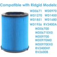 thumbnail image 2 of Paquete de 2 filtros de repuesto para Ridgid Shop Vac de 6 a 20 galones, 2 of 5