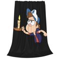 thumbnail image 2 of Manta Gravity Falls, manta cálida y acogedora, adecuada para todas las salas de estar y dormitorios, manta para cama, sofá, sillón, viajes, manta de microfibra ultra suave, 2 of 8