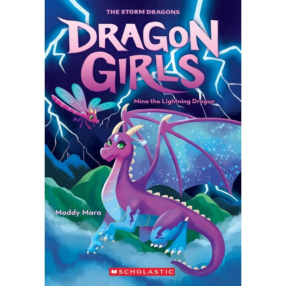 Pre-Owned Mina the Lightning Dragon (Dragon Girls #14): Volume 14 (Paperback) by Maddy Mara