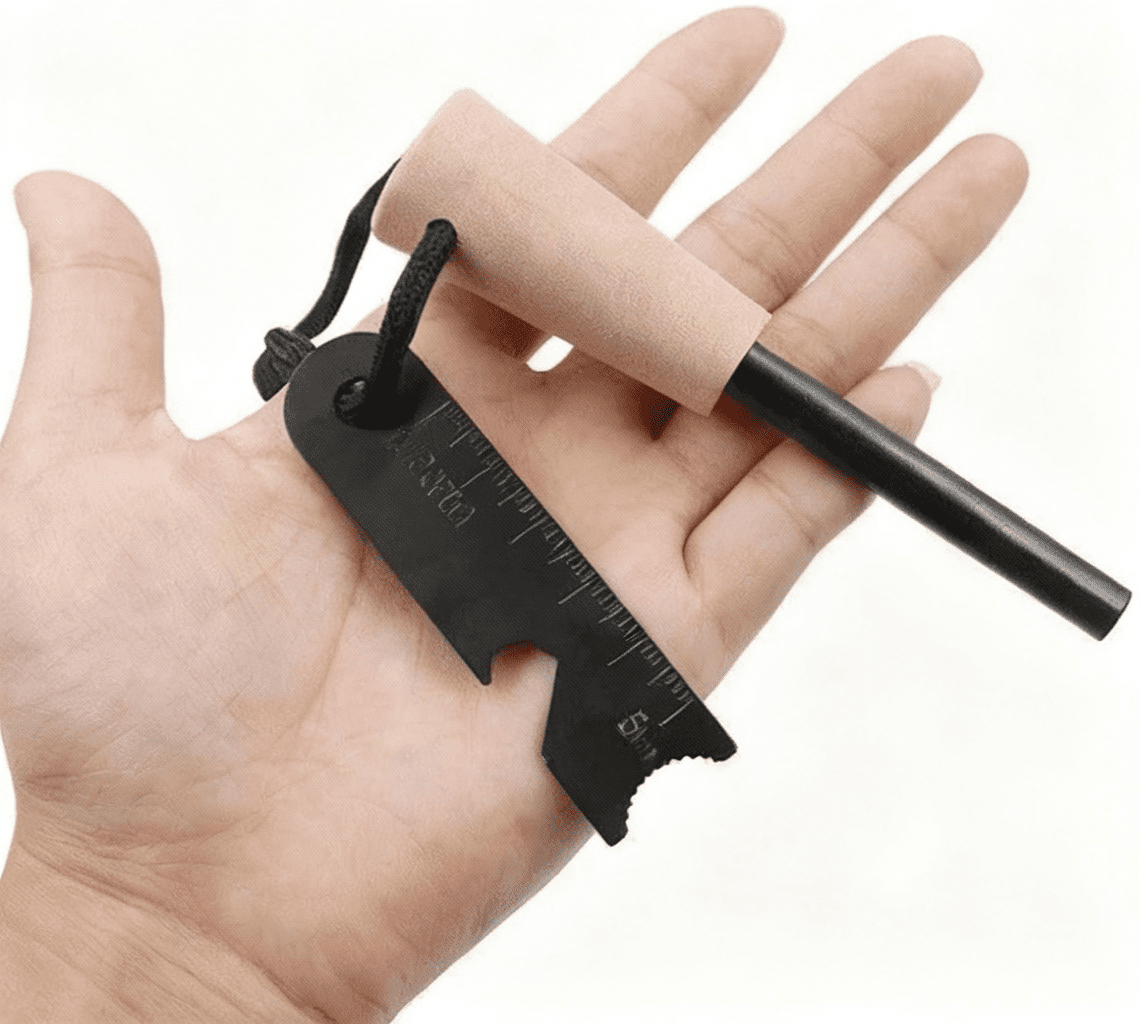 2-Pack Fire Starter Kit - Magnesium Ferro Rod Emergency Survival Camping