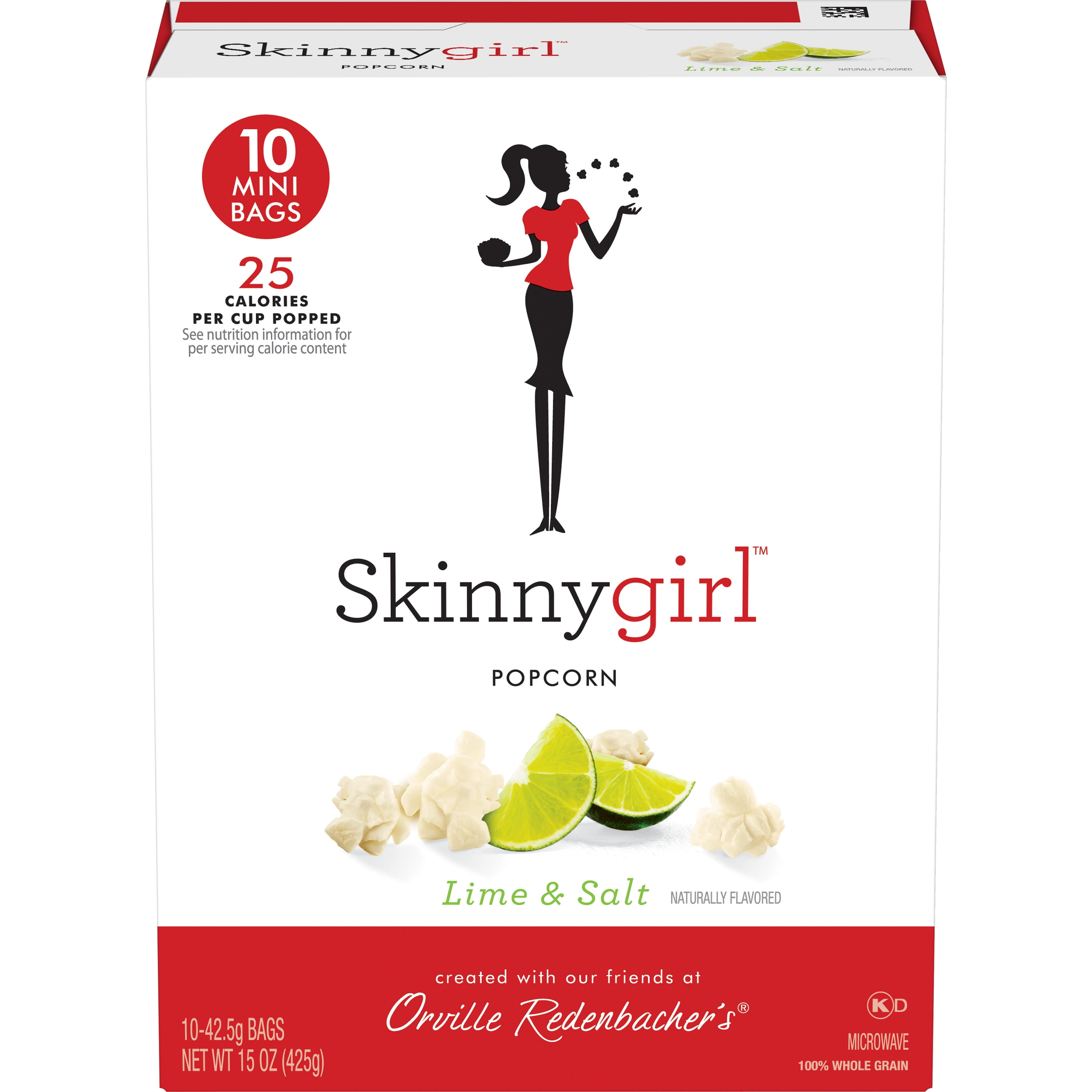 Orville Redenbacher's Skinnygirl Lime & Salt Popcorn, 1.5 Ounce Mini