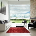 thumbnail image 6 of Ahgly Company Indoor Square Patterned Love Red Area Rugs, 3' Square, 6 of 6
