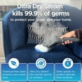 thumbnail image 3 of Euroflex Vapour Pro 20-Piece All-in-One Steam Mop with Built-In Portable Steam Cleaner; Rated #1 by Good Housekeeping; 295°F & 50 PSI; Kills 99.9% Germs & Viruses including Influenza & the Norovirus, 3 of 17