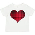 thumbnail image 3 of Inktastic Red Plaid Heart Boys or Girls Toddler T-Shirt, 3 of 5