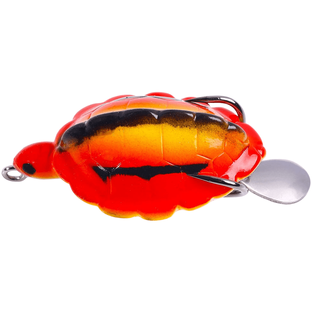 GRIMPEX for Mini Frog Lure Bait Hook Fishing Bait Realistic Blackfish Turtle Frog Fake 2 #Color