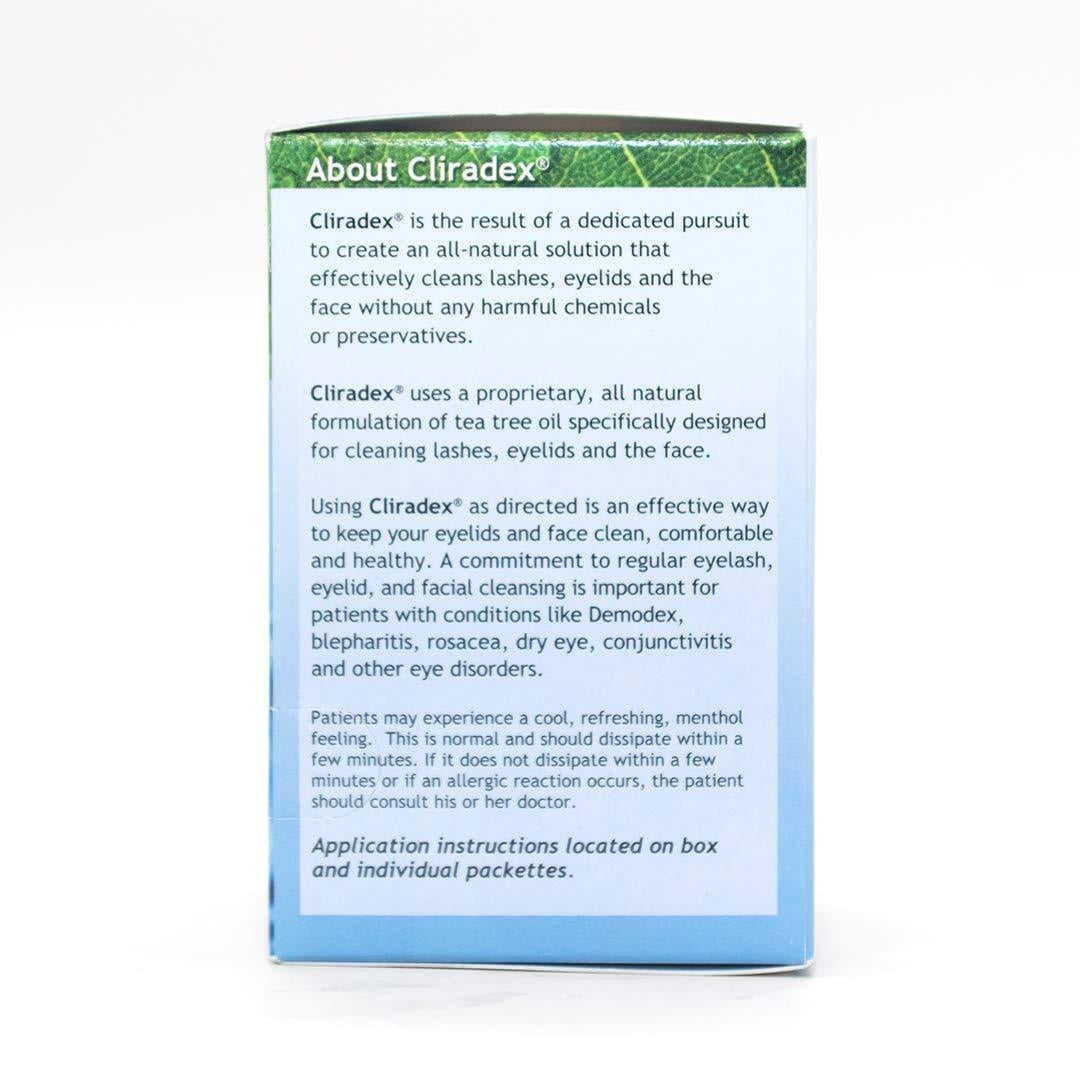 Cliradex Naturally Fresh Healthy Eyes Towelettes, 24 Count