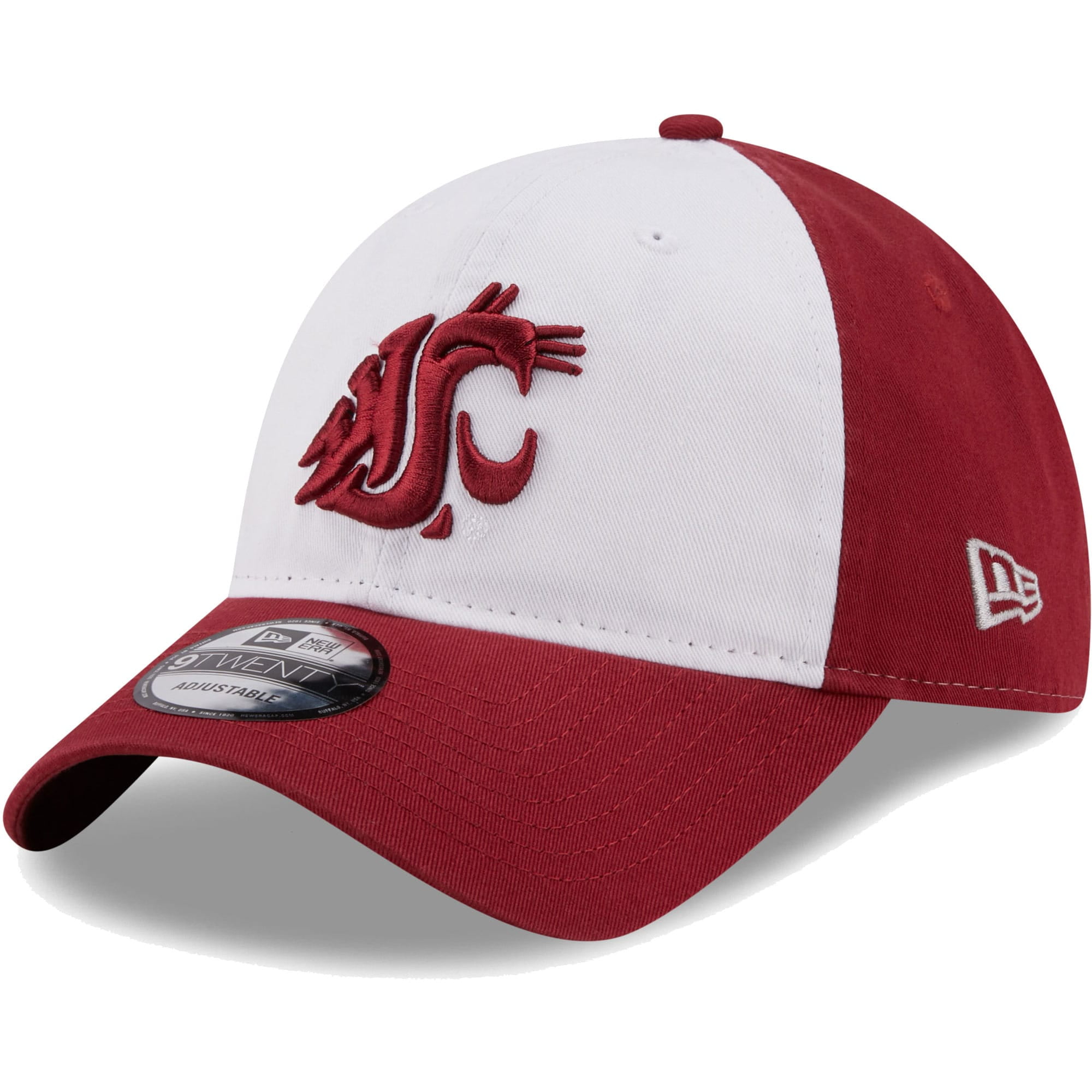 Adjustable NCAA Washington State Cougars Adult Men University Relaxed Cap Team Color/Stone 