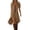 *1-Brown, variant on Women's Western Style Puff Sleeve Dress,Ladies Lace-Up Front Ruched Flowy Midi Dress,Summer Country Concert Cowgirl Wear For Women,Pink,S-2XL