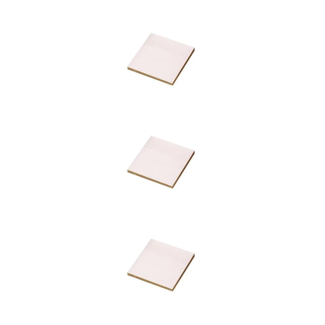 QualitChoice 50piece Transparent Sticky Notes For Organizing Notebook And Textbook Odorless 3Set
