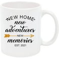 thumbnail image 2 of New Home New Adventures New Memories Mug, Homeowner Coffee Mug, New House For Best Friend Mug, 2 of 6