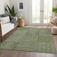 thumbnail image 6 of Addison Rugs Mayfield Premium Machine Washable Transitional Geometric Olive Rectangle Rug, 5' x 7'6", 6 of 6