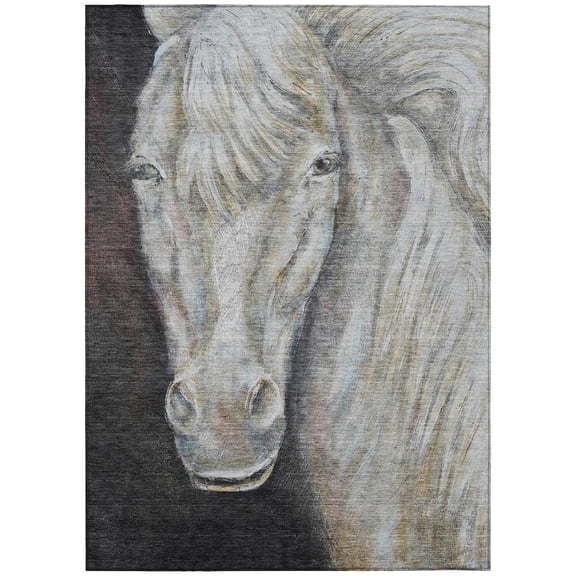 Dalyn Rugs Machine Washable Indoor/Outdoor Chantille ACN2080 Ivory 10' x 14' Rug