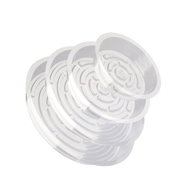 Advancent Maceta transparente con excelente drenaje, macetas para orquídeas, macetas de plástico transparente, 24 pack/lote Jardín y Patio