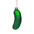 thumbnail image 2 of Manualidades personalizables, colgante para árbol de Navidad, muñeco de Navidad personalizado, adornos de pepino de vidrio vegetal, Navidad, 2 of 4