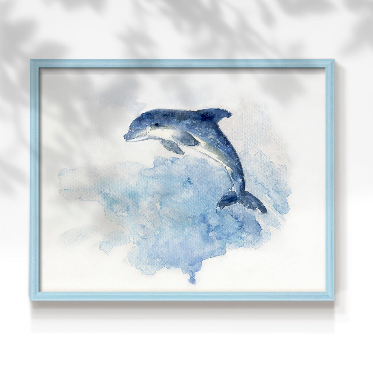 Wave Jumping by Sally Swatland - Restickable Framed Giclée Print