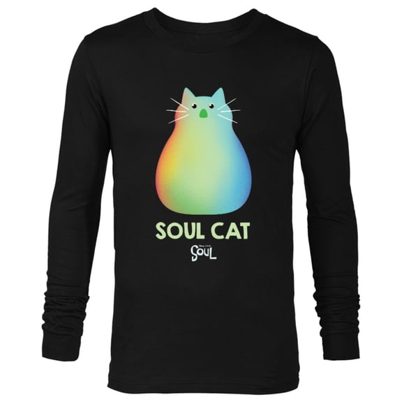Disney and Pixar's Soul Cat T-Shirt - Long Sleeve T-Shirt for Men - Customized-Black