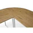 thumbnail image 6 of Jacelyn Desk Natural/White  71L x 63W x 30H L-Shaped Curved Corner, 6 of 10