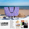 thumbnail image 5 of Fuzoiu Tennis 1 Print Waterproof Beach Tote Bag for Women Girls with Zipper,Sandproof Pool Swim Bag,Large Capacity Beach Travel Bag for Pool Swim Travel Everyday, 5 of 7