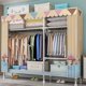 thumbnail image 1 of Cloth Wardrobe New Simple Oxford Fabric Assembly Bedroom Rental Room Dormitory Hanging Clothes Cabinet Storage My Lux Decor Round, 1 of 7