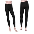 thumbnail image 4 of IDEANATEGRATE Leggings Negros Cálidos Para Mujer Ajustado Sin Volumen Para Uso En, 4 of 8