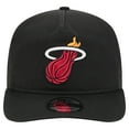 thumbnail image 2 of Men's New Era  Black Miami Heat Cotton 19TWENTY Adjustable Hat, 2 of 5