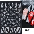 thumbnail image 1 of Calcomanías autoadhesivas 3D para uñas de hombre de jengibre de Navidad sombrero de Papá Noel copo de nieve ciervo calcomanías autoadhesivas envolturas para manicura de dibujos animados NTPRO-80, 1 of 4