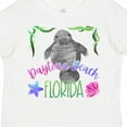 thumbnail image 4 of Inktastic Daytona Beach Florida Cute Swimming Manatee Boys or Girls Toddler T-Shirt, 4 of 5
