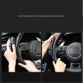 thumbnail image 2 of 2 piezas (patrón de fibra de carbono negro) Funda de volante antideslizante de repuesto para automóvil Funda de volante de fibra de carbono Protector de volante para la mayoría de los automóviles, 2 of 5