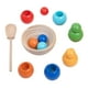 thumbnail image 3 of Rainbow Balls in Cups Montessori Toy Juguetes de educación temprana Motricidad fina Preescolar Juguetes sensoriales Entrenamiento Pensamiento lógico 6 colores Hugo Bolas en Copas, 3 of 10
