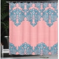 thumbnail image 3 of Ambesonne Floral Shower Curtain, Lace Delicate Retro Print, 69"Wx84"L, Sea Blue, 3 of 4