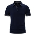 thumbnail image 2 of Nrmvnmi Men's Henley Shirts Short Sleeve Casual Basic Summer Solid Color T-Shirts Independence Day, 2 of 6