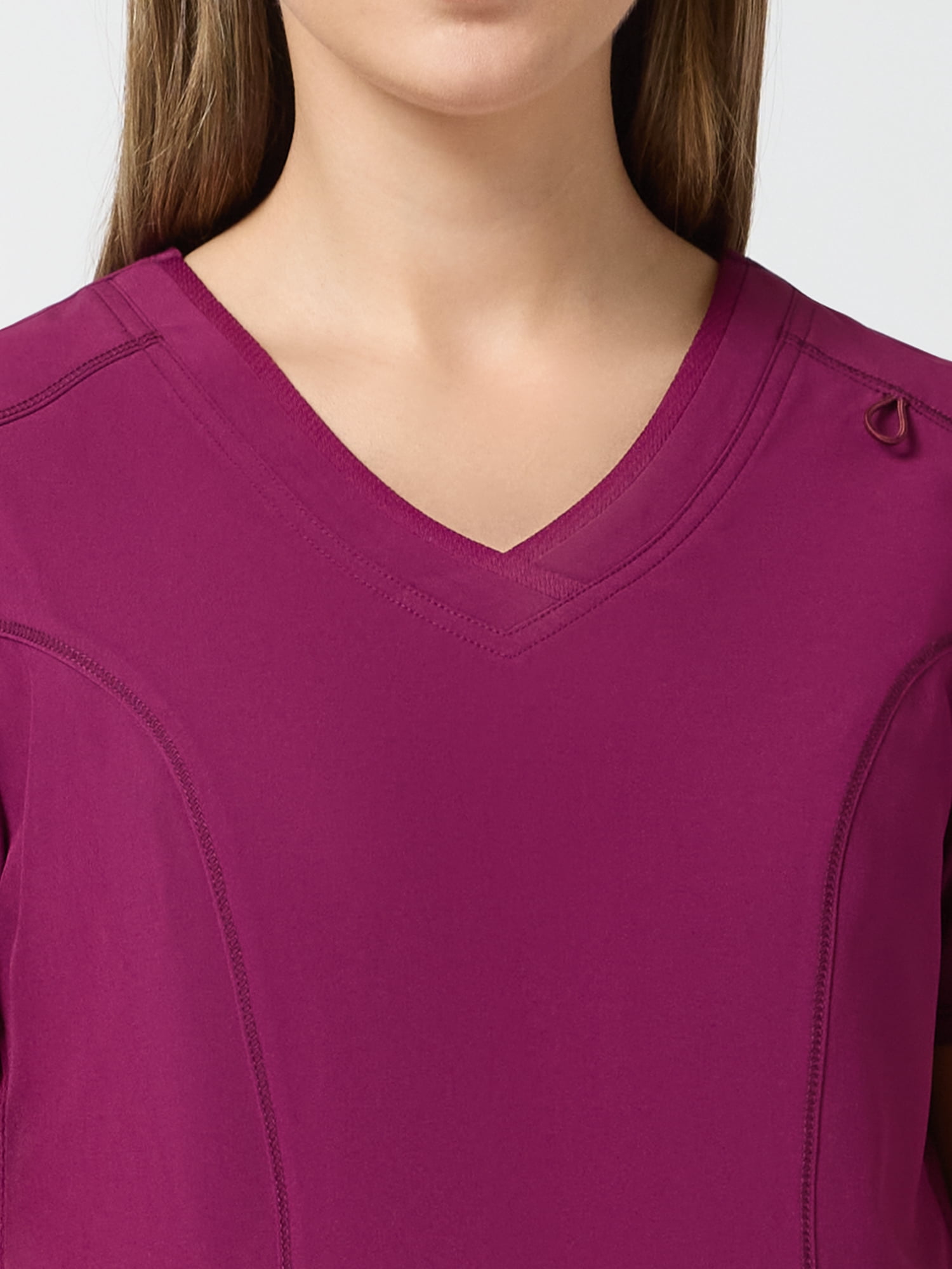Scrubstar Performance Women’s Shaped Antimicrobial Mesh Panel V-Neck Scrub Top, Sizes XS–3XL