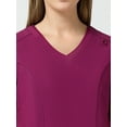 thumbnail image 2 of Scrubstar Performance Women’s Shaped Antimicrobial Mesh Panel V-Neck Scrub Top, Sizes XS–3XL, 2 of 9