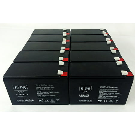 SPS Brand 12V 9Ah Replacement Battery for Digital Security BD 712 (Terminal T2) (10 (Titleist Ap2 712 Best Price)