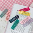 thumbnail image 4 of Mode Bonbon Couleur Snap Barrette Bendy Cheveux Clip Bobby Pin pour Femmes Filles, 4 of 8