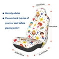 thumbnail image 3 of Fotbe Childrens Party Printed Car Seat Cover - Waterproof & Sweatproof - Universal Fit, Machine Washable, Non-Slip - Seat Protector for Car, Truck, SUV, Van (1 Pack), 3 of 5