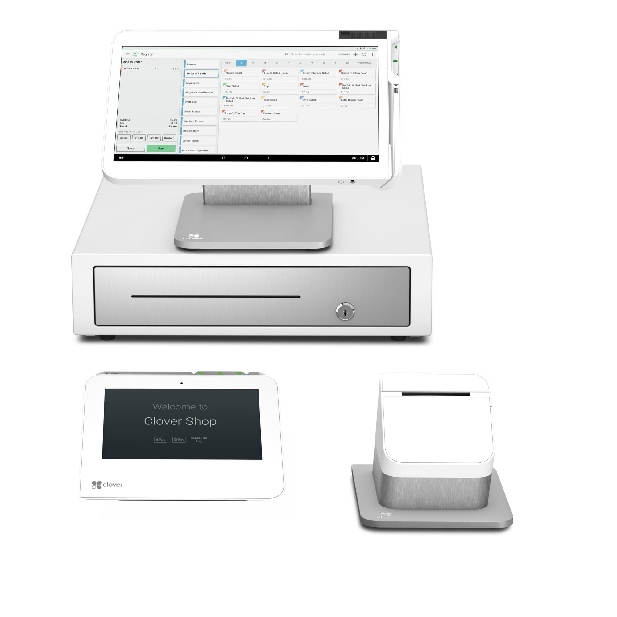 Clover Station PRO Duo All-in-One POS System for Restaurants