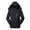Black, variant on Herrnalise Men's Three Charging Intelligent Heating Cotton Padded Jacket Hooded Pocket Zipper Solid Fashion Leisure Travel Heating Charge Jacket Blue