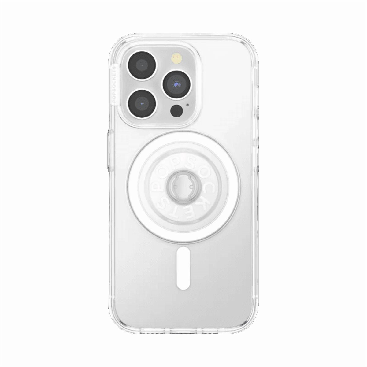 PopSockets Round Magnetic Base Only, Compatible with PopSockets Tops, Clear - Clear