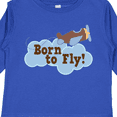 thumbnail image 4 of Inktastic Airplane Future Pilot Born to Fly Boys Long Sleeve Toddler T-Shirt, 4 of 5