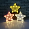 thumbnail image 4 of Multi Shape 3D LED Night Light Cute Star Moon Wall Desktop Kids Room Nursery Lamp, 4 of 6