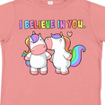 thumbnail image 4 of Inktastic I Believe in You Cute Rainbow Unicorns Boys or Girls Toddler T-Shirt, 4 of 5