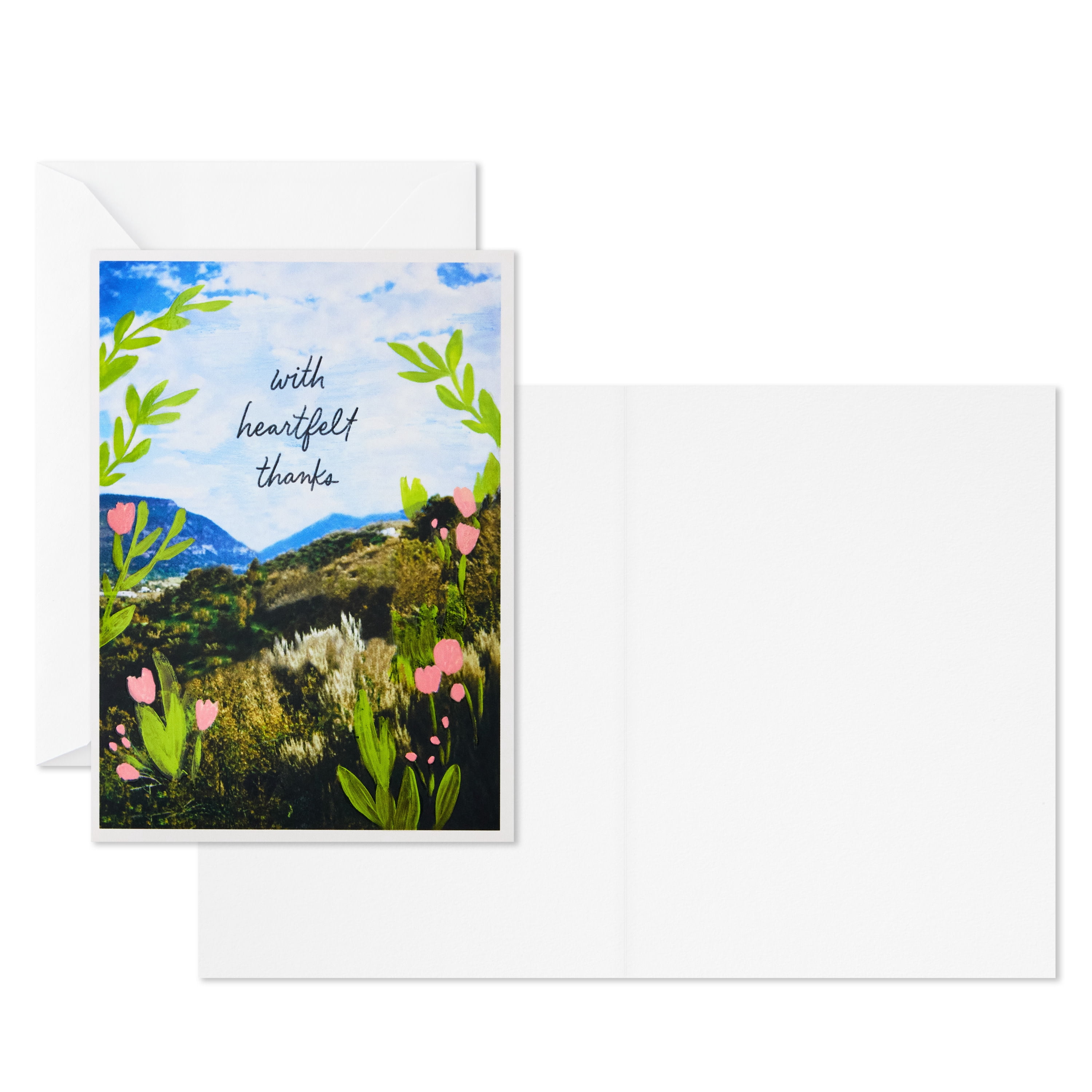 Hallmark Blank Thank You Notes (Mountain Landscape), Pack of 10