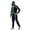 Black with LED, variant on Joyfy Halloween Adult Glow in The Dark Costume, Unisex Led Skin Costume Bodysuit for Halloween Themed Party Dress up Cosplay